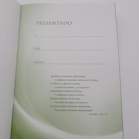 Biblia Renacer Una Oportunidad‎ Para volver a Empezar Spanish Bible - Picture 10 of 12